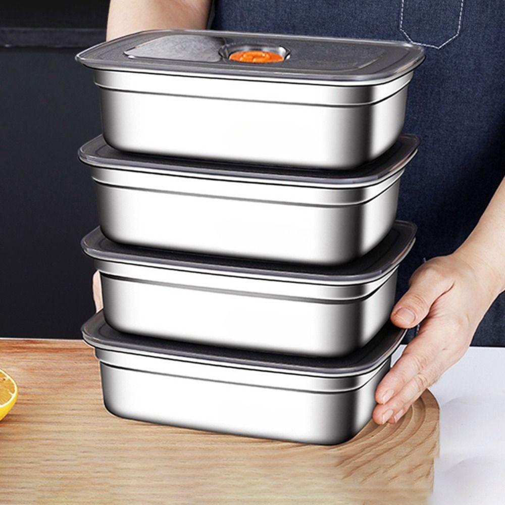 Meal Prep Freezer - 스테인레스 스틸 캠핑 도시락 상자 봉인