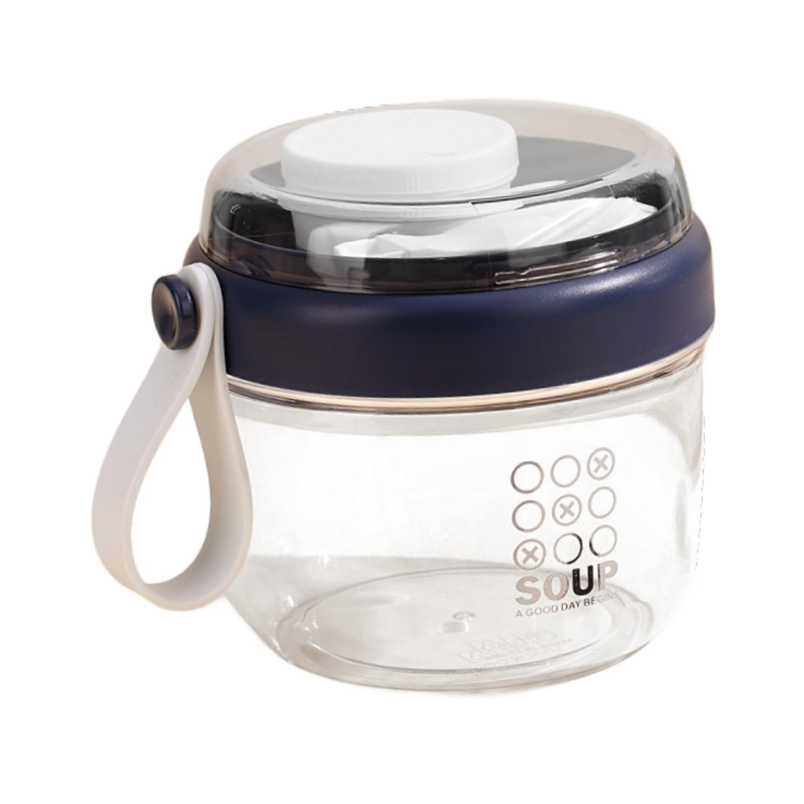 Meal Prep Yogurt Containers - 밀프렙 샐러드 컵(뚜껑, 스푼 포함) 재사용