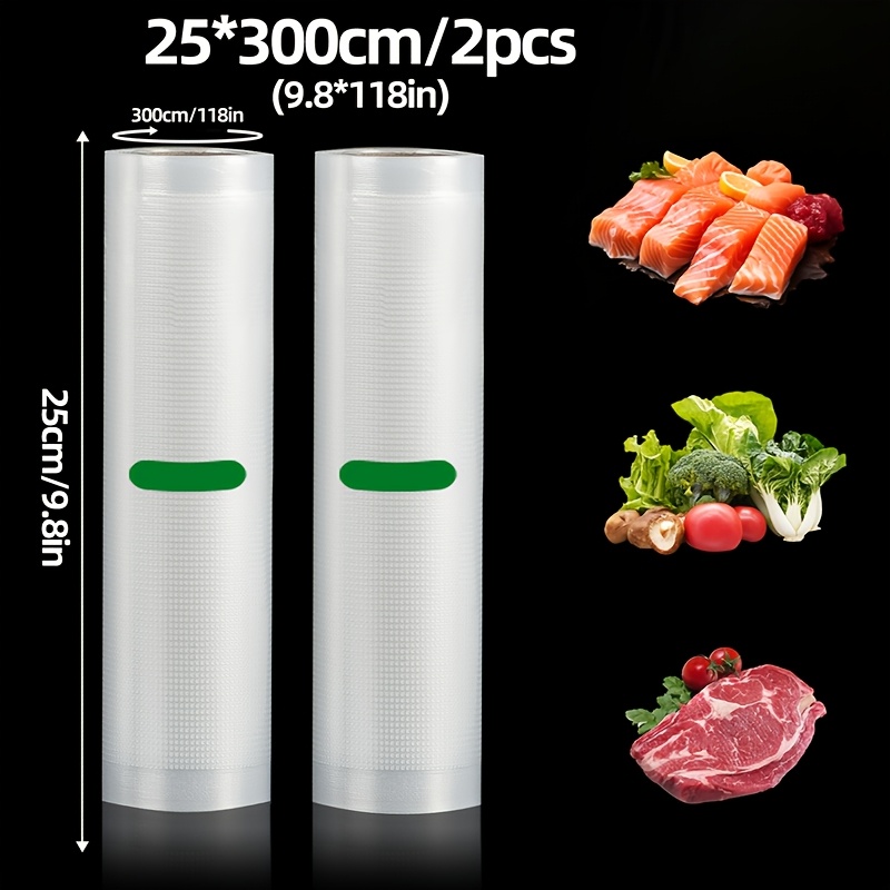 Meal Prep Freezer - 2팩 3M 진공 밀봉 롤: BPA