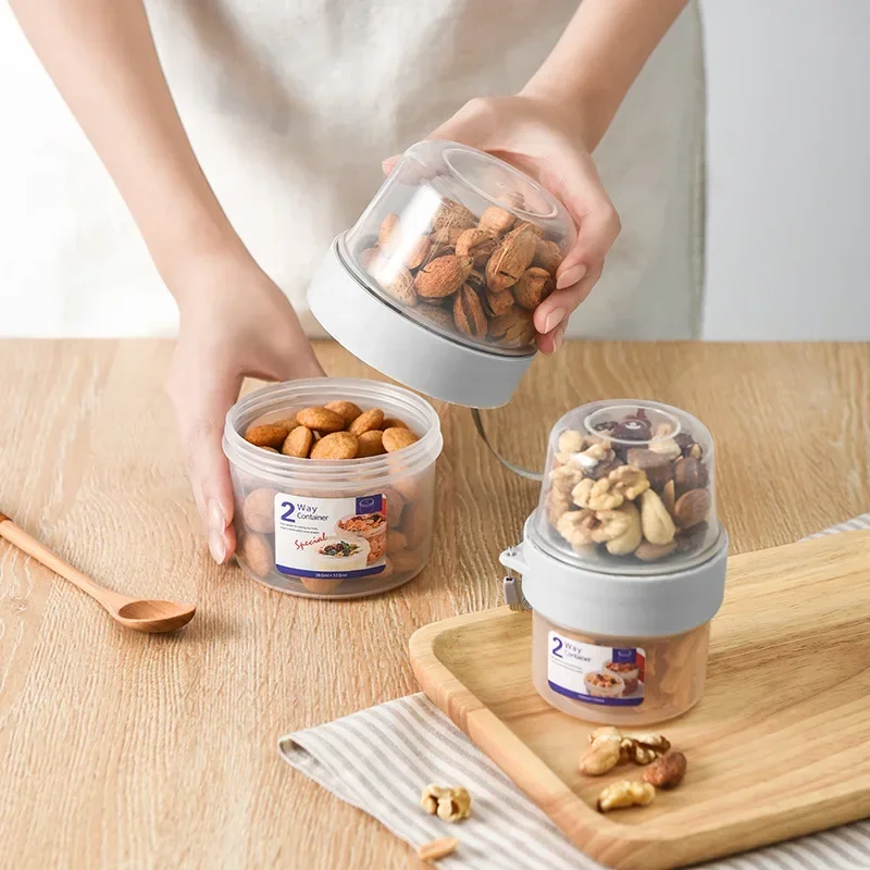 Meal Prep Yogurt Containers - 아침식사 오트밀 시리얼 견과류 요거트 샐러드