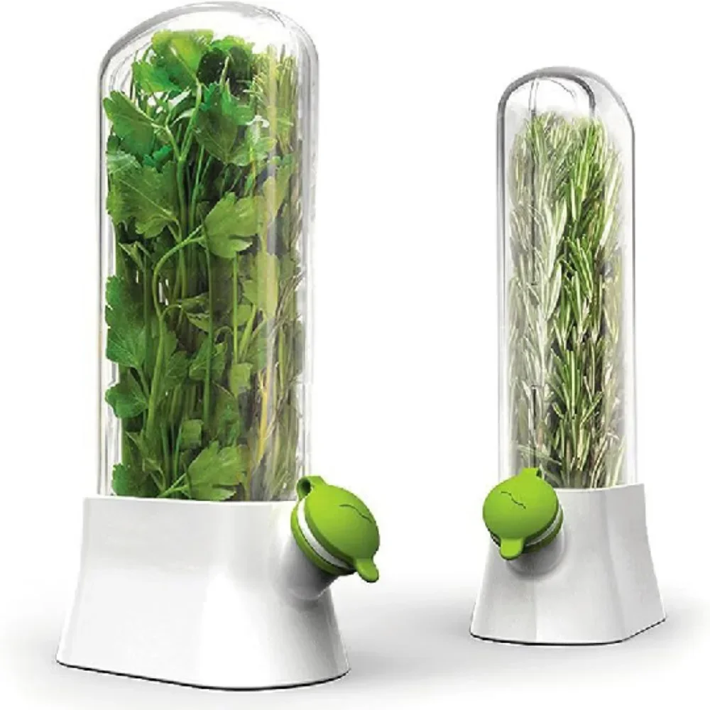 Herb Keeper Bottle - 허브 보호기 보관 용기 야채 보존