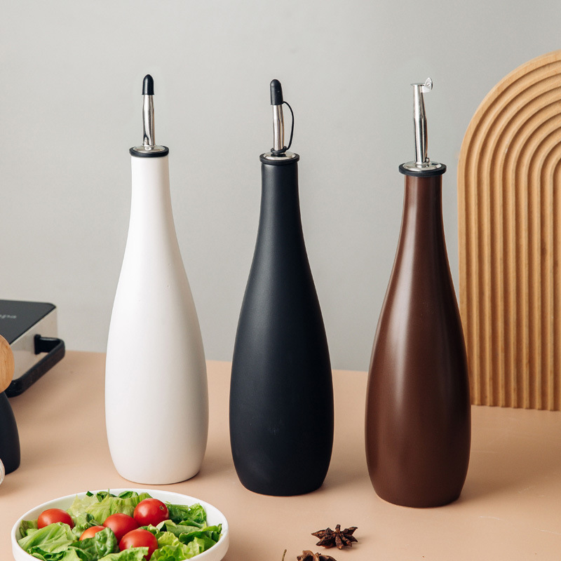Herb Keeper Bottle - 세라믹 오일 포트, 가정용 조미료 병,