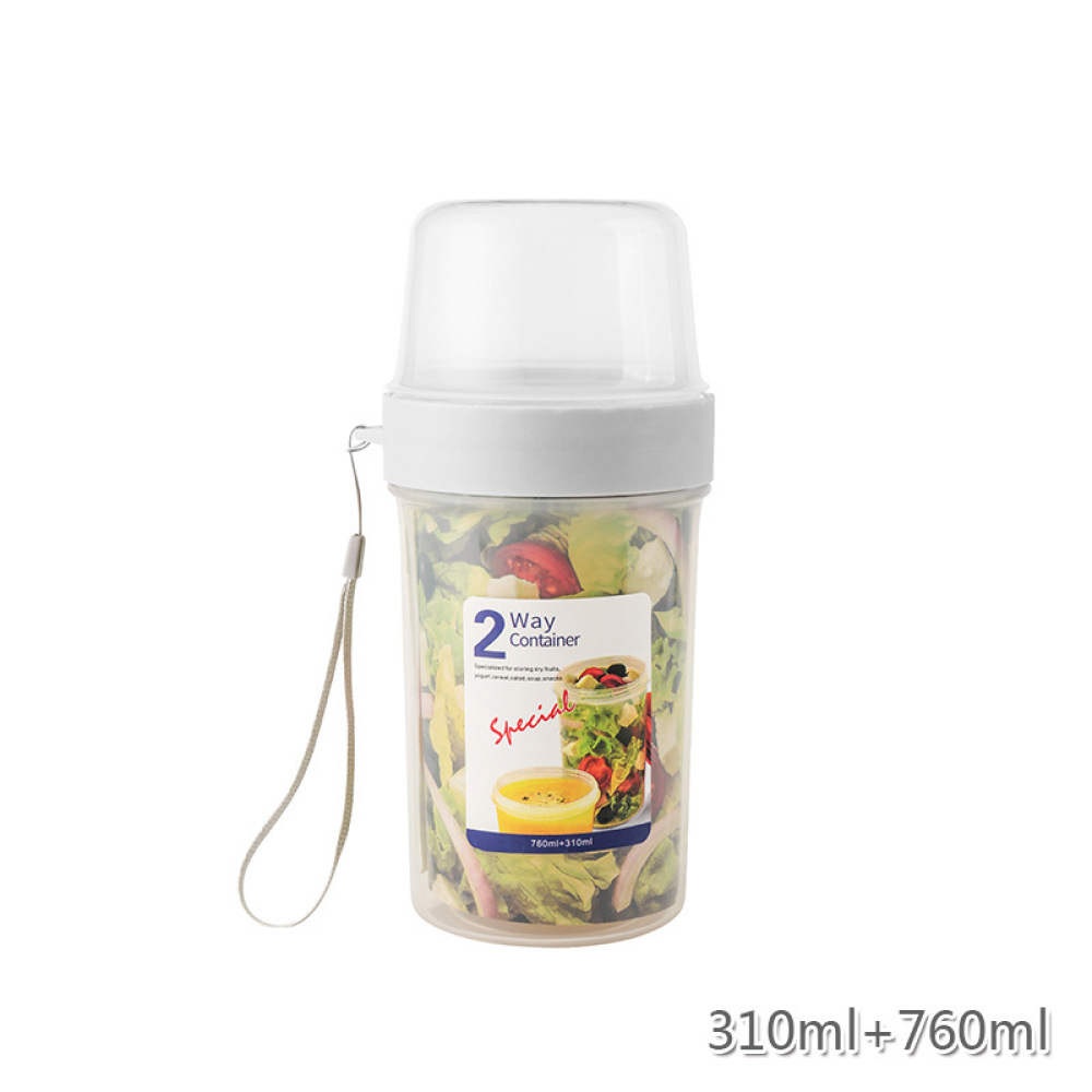 Meal Prep Yogurt Containers - 이중층 누수 방지 식품 보관 용기
