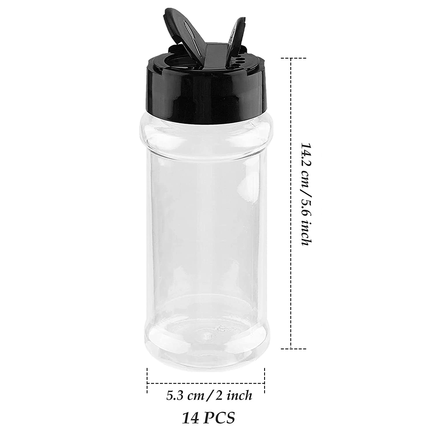 Herb Keeper Bottle - 8온스 양념통(쉐이커 뚜껑 포함), 빈 양념통,