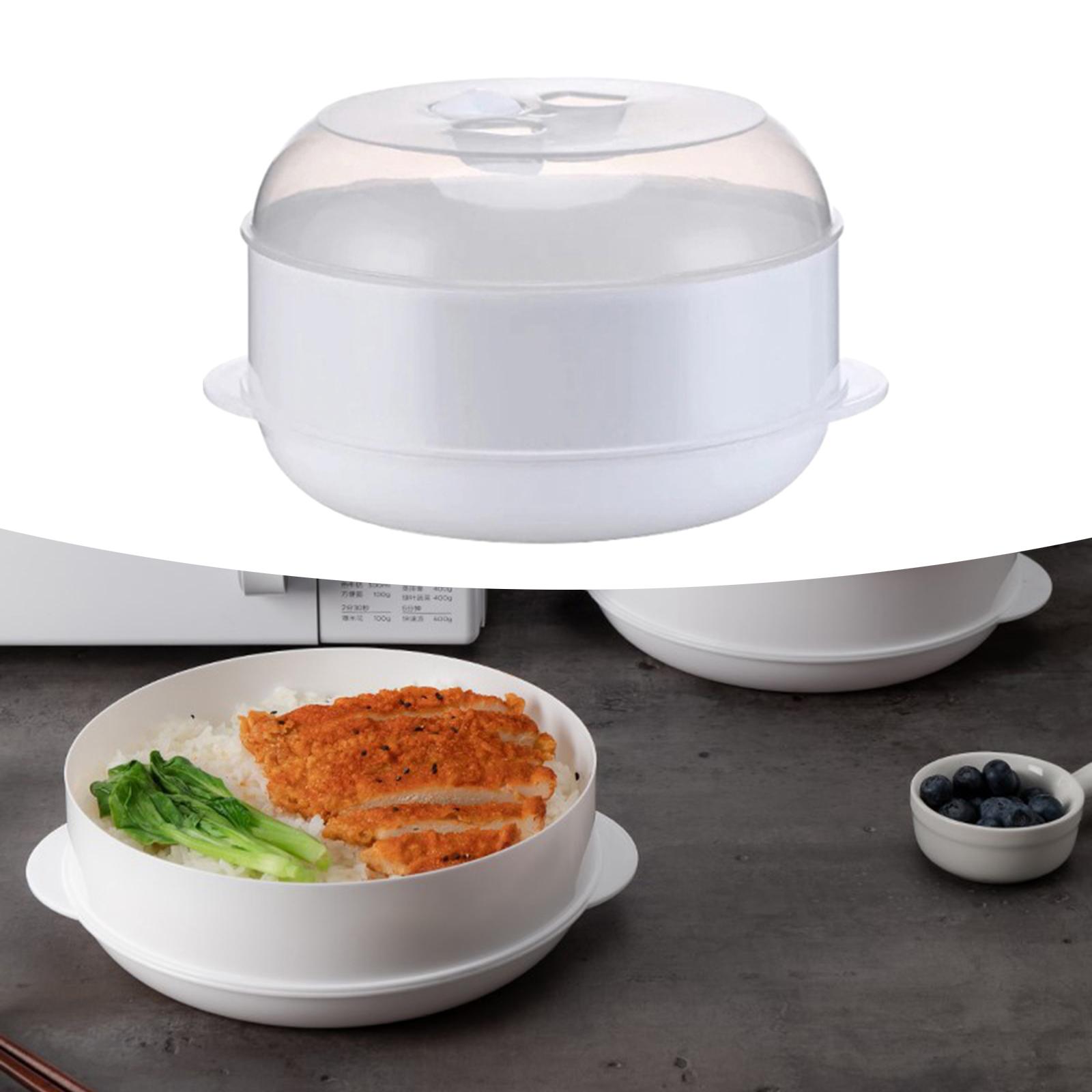 뚜껑이 있는 적층형 전자레인지 찜기, 빠른 가열 조리용 - Meal Prep Healthy 리뷰 및 가격