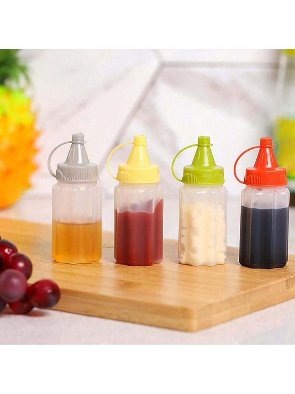 2/4/6Pcs 휴대용 PP 소스 스퀴즈 병 미니 반투 - Herb Keeper Bottle 리뷰 및 가격