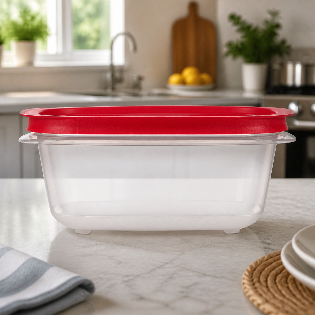 주방 식사 준비를 위한 간편한 뚜껑이 있는 빨간색 직사 - Meal Prep Container 리뷰 및 가격