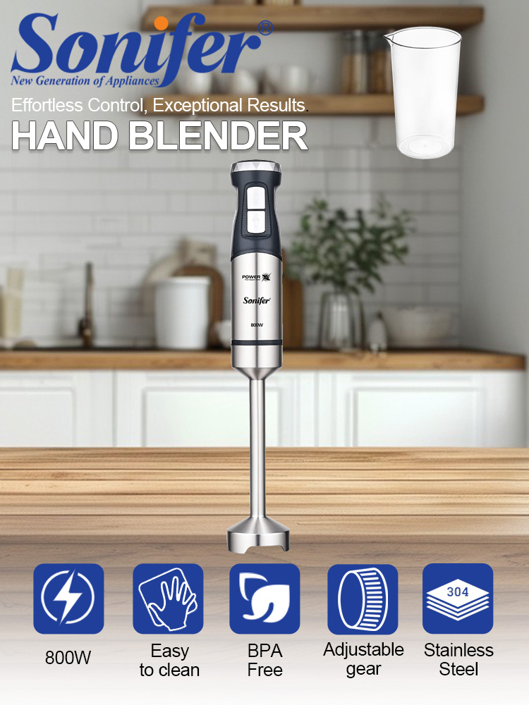 핸드 블렌더 Sonifer SF-8171S 800W 이 - Meal Prep Smoothies 리뷰 및 가격