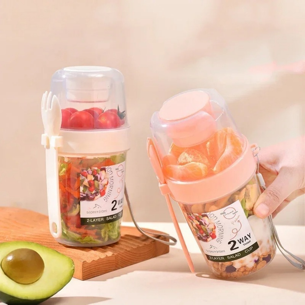 휴대용 샐러드 컵 아침 식사 컵 음식 분리 요거트 시리 - Meal Prep Yogurt Containers 리뷰 및 가격