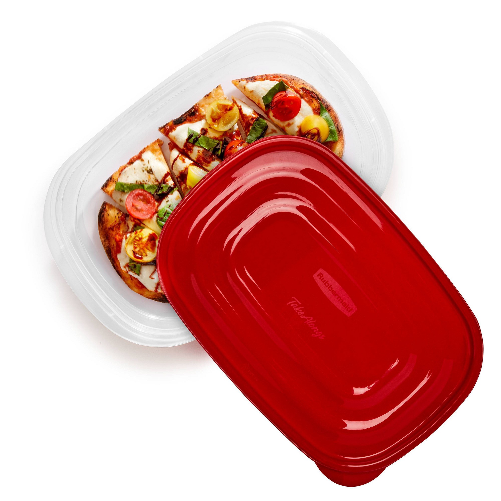 뚜껑이 있는 빨간색 직사각형 식품 보관 용기 3개, 주 - Meal Prep Container 리뷰 및 가격