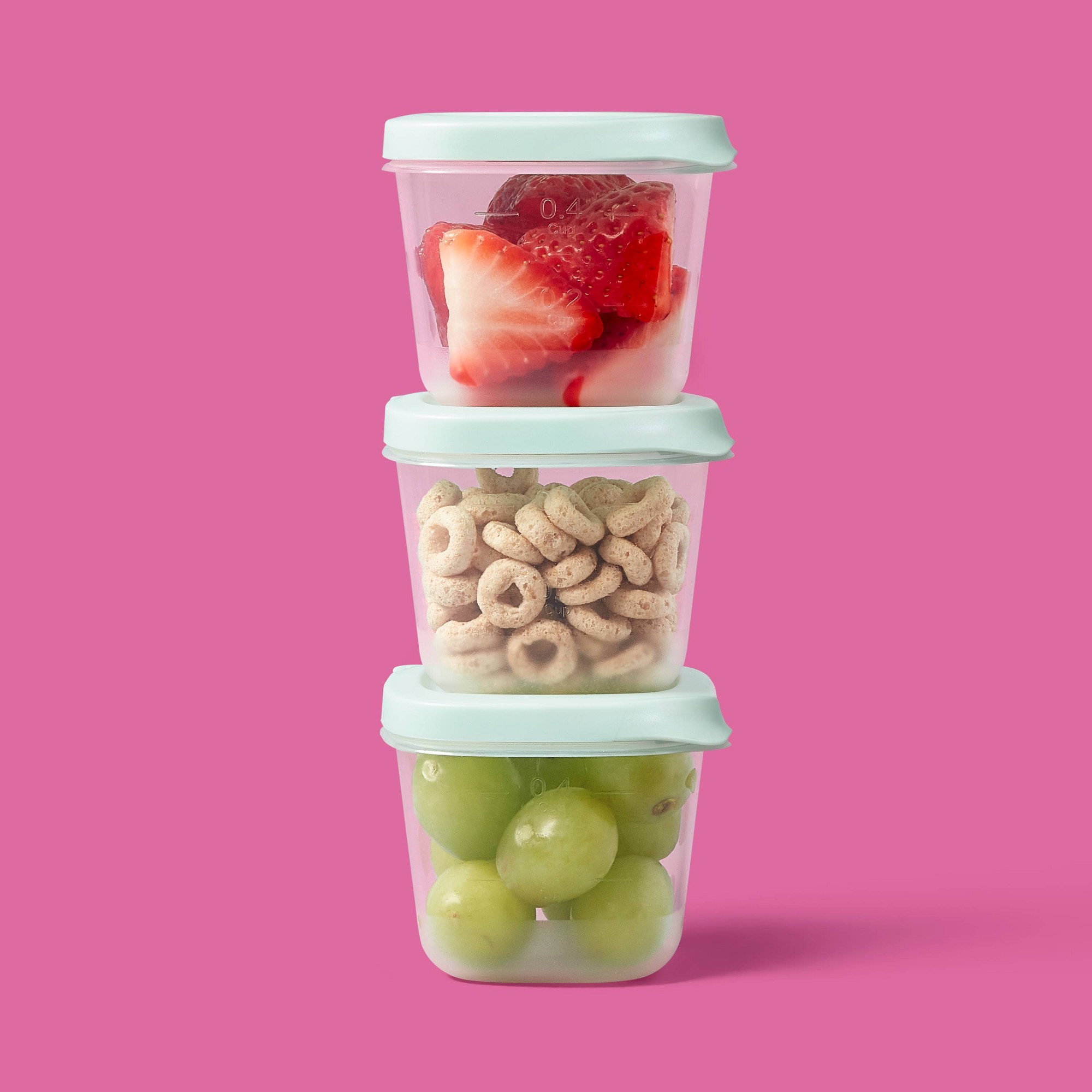 4ct 미니 사각형 하프컵 식품 보관 용기, BPA 프 - Meal Prep Container 리뷰 및 가격