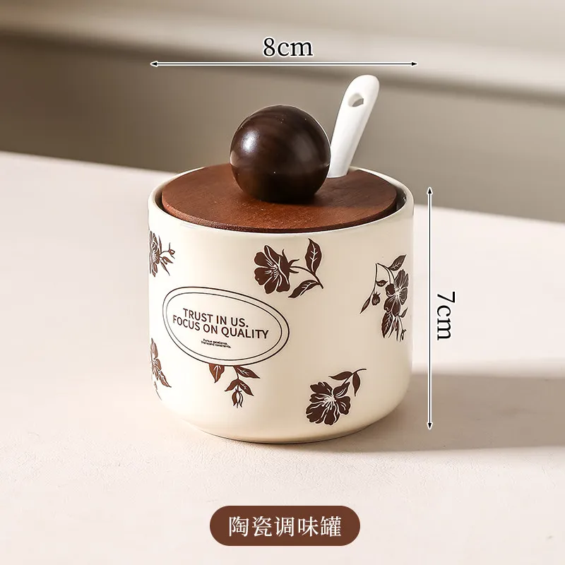 레트로 럭셔리 세라믹 양념통 세트 주방 가정용 원통형  - Herb Keeper Bottle 리뷰 및 가격