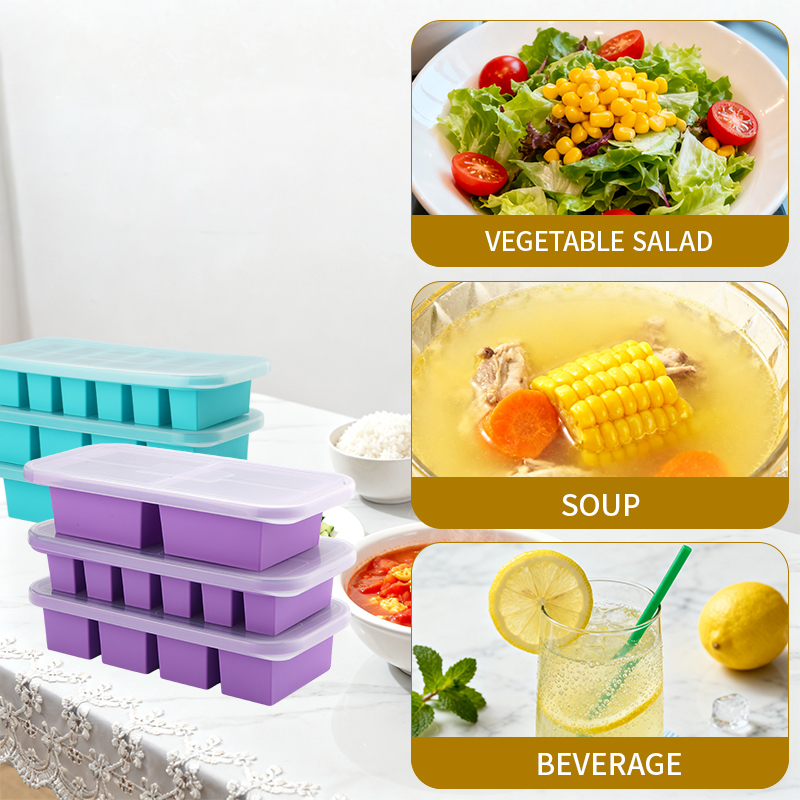 뚜껑이 있는 실리콘 냉동 트레이, 수프, 육수, 스무디 - Meal Prep Smoothies 리뷰 및 가격