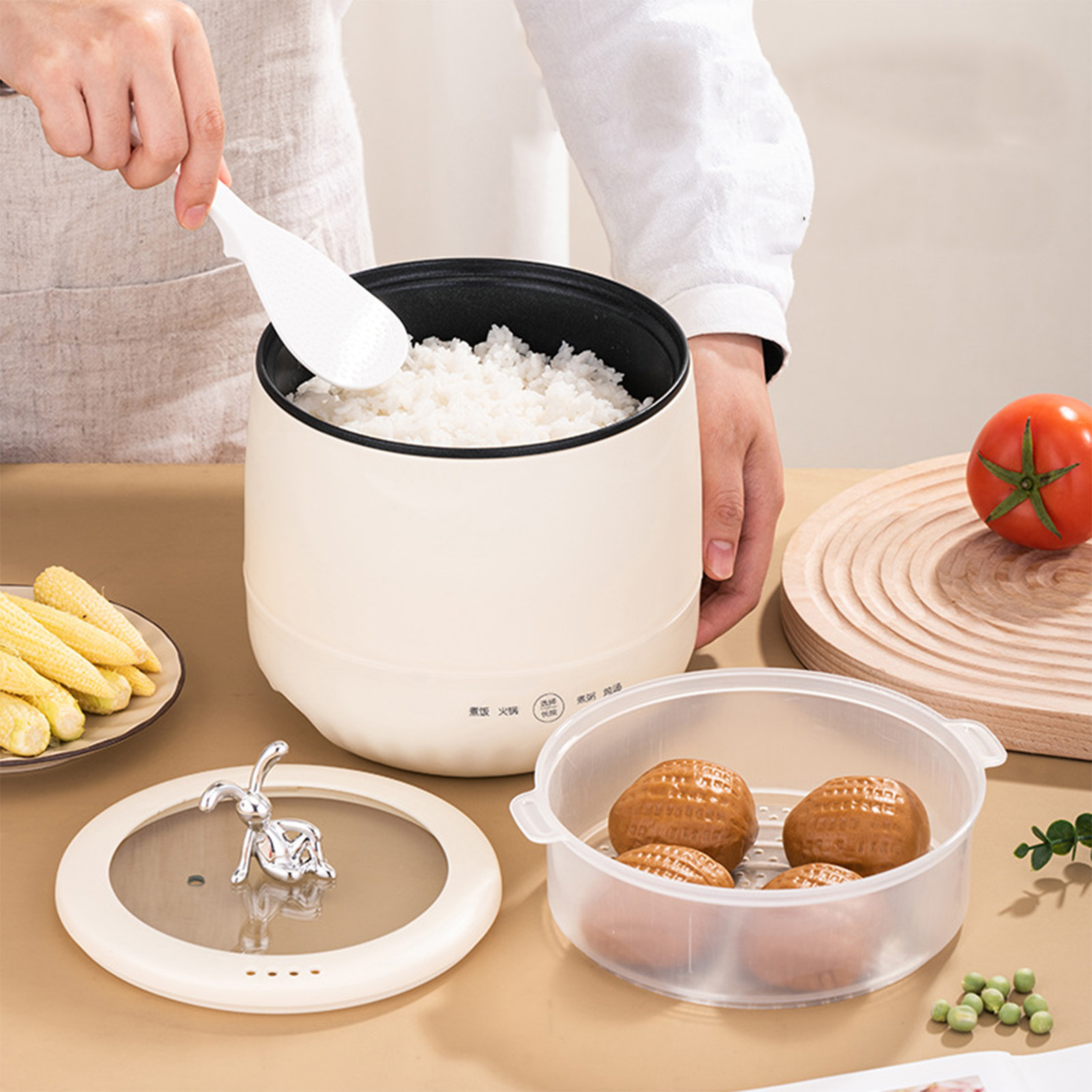 스마트 전기 미니 밥솥 18L 논스틱 코팅으로 밥, 수 - Meal Prep Healthy 리뷰 및 가격
