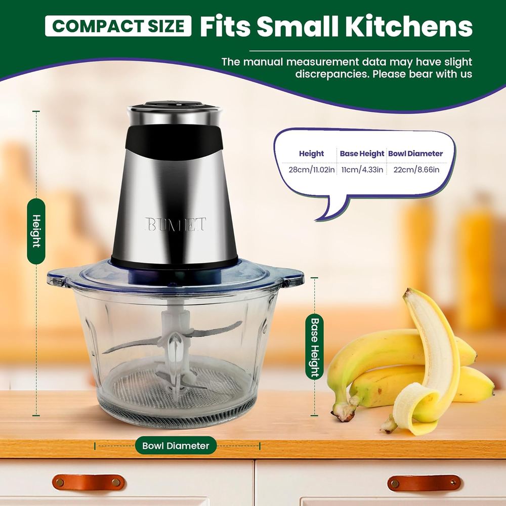 500W 고기 분쇄기 2x8컵 용기 2개 칼날 좋은 다 - Veggie Chopper Cup 리뷰 및 가격