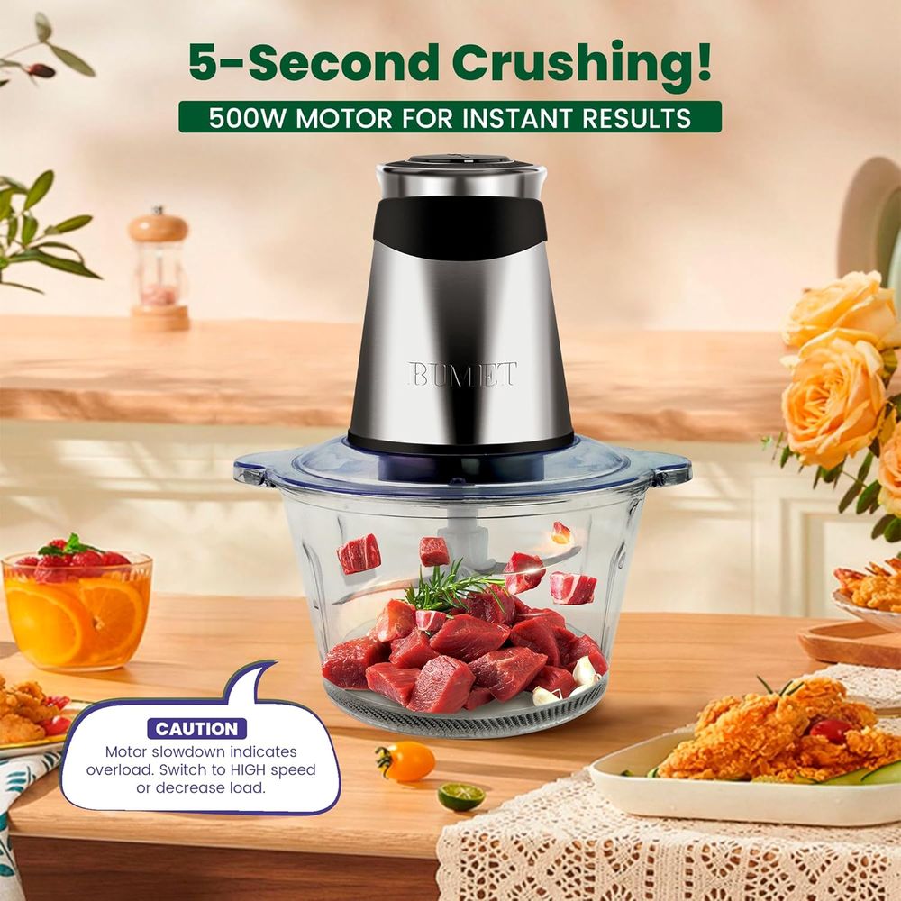 500W 고기 분쇄기 2x8컵 용기 2개 칼날 좋은 다 - Veggie Chopper Cup 리뷰 및 가격