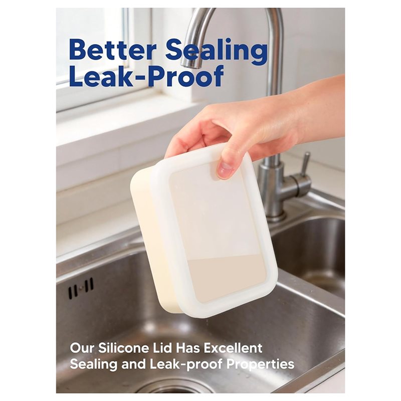 AB33-4팩 실리콘 냉동고용 뚜껑 포함 수프, 소스, - Meal Prep Freezer 리뷰 및 가격