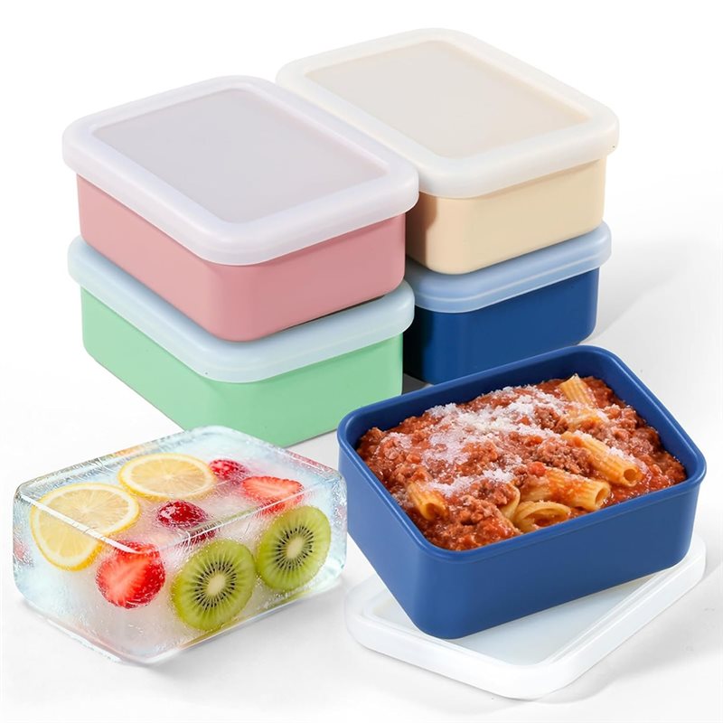 AB33-4팩 실리콘 냉동고용 뚜껑 포함 수프, 소스, - Meal Prep Freezer 리뷰 및 가격