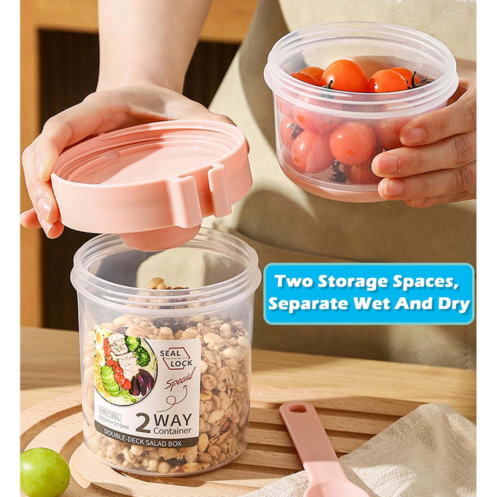 소프트아우라 휴대용 아침식사 컵 샐러드 컵 테이크아웃  - Meal Prep Bowl 리뷰 및 가격