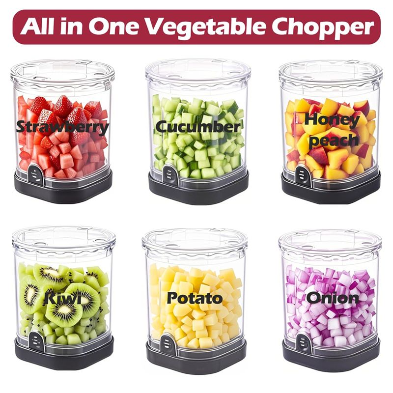AS63-키친 가젯 과일 다이서, 슬라이스 컵, 속도  - Veggie Chopper Cup 리뷰 및 가격