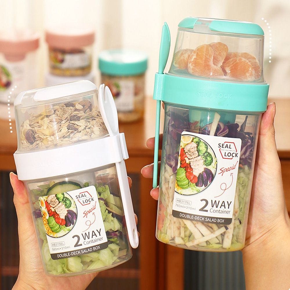 이중 레이어 신선도 유지 상자, 요구르트 너트 신선도  - Meal Prep Yogurt 리뷰 및 가격