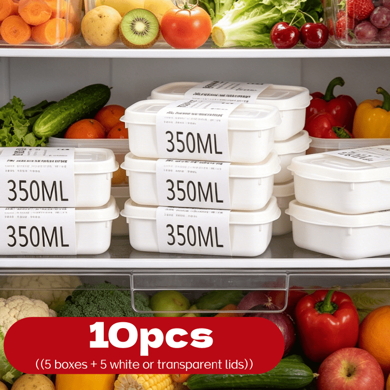 10개 재사용 가능 적층형 식품 보관 용기 세트 5개  - Meal Prep Freezer 리뷰 및 가격