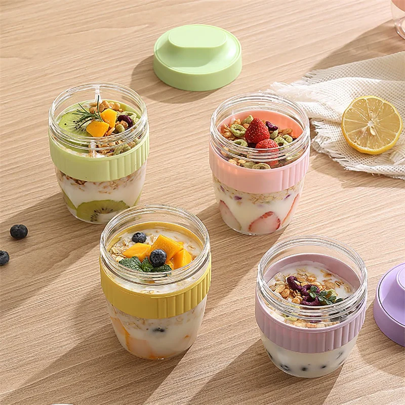 480/570ml 아침 식사 컵 휴대용 오트밀 시리얼  - Meal Prep Yogurt Containers 리뷰 및 가격
