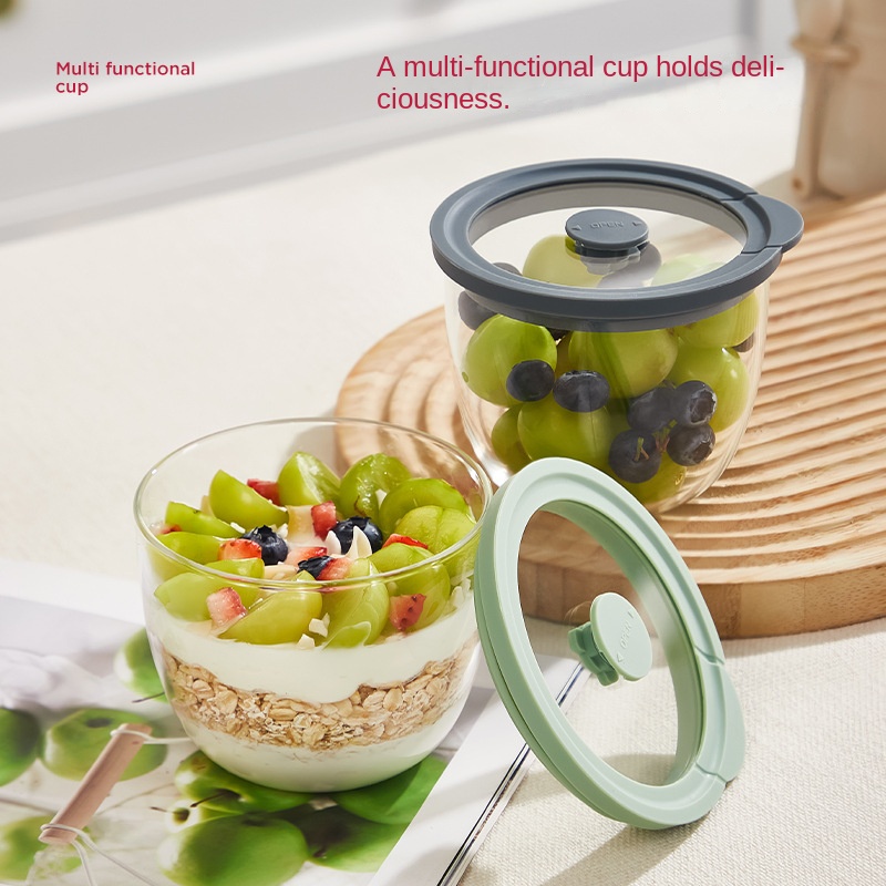 유리 오버나이트 오트밀 용기, 밀폐 통풍 뚜껑 포함,  - Meal Prep Yogurt Containers 리뷰 및 가격