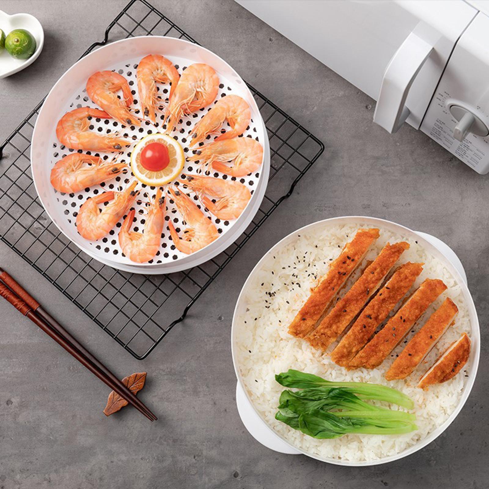 전자레인지용 스테이킹 가능 찜기 뚜껑 포함 건강식품 등 - Meal Prep Healthy 리뷰 및 가격