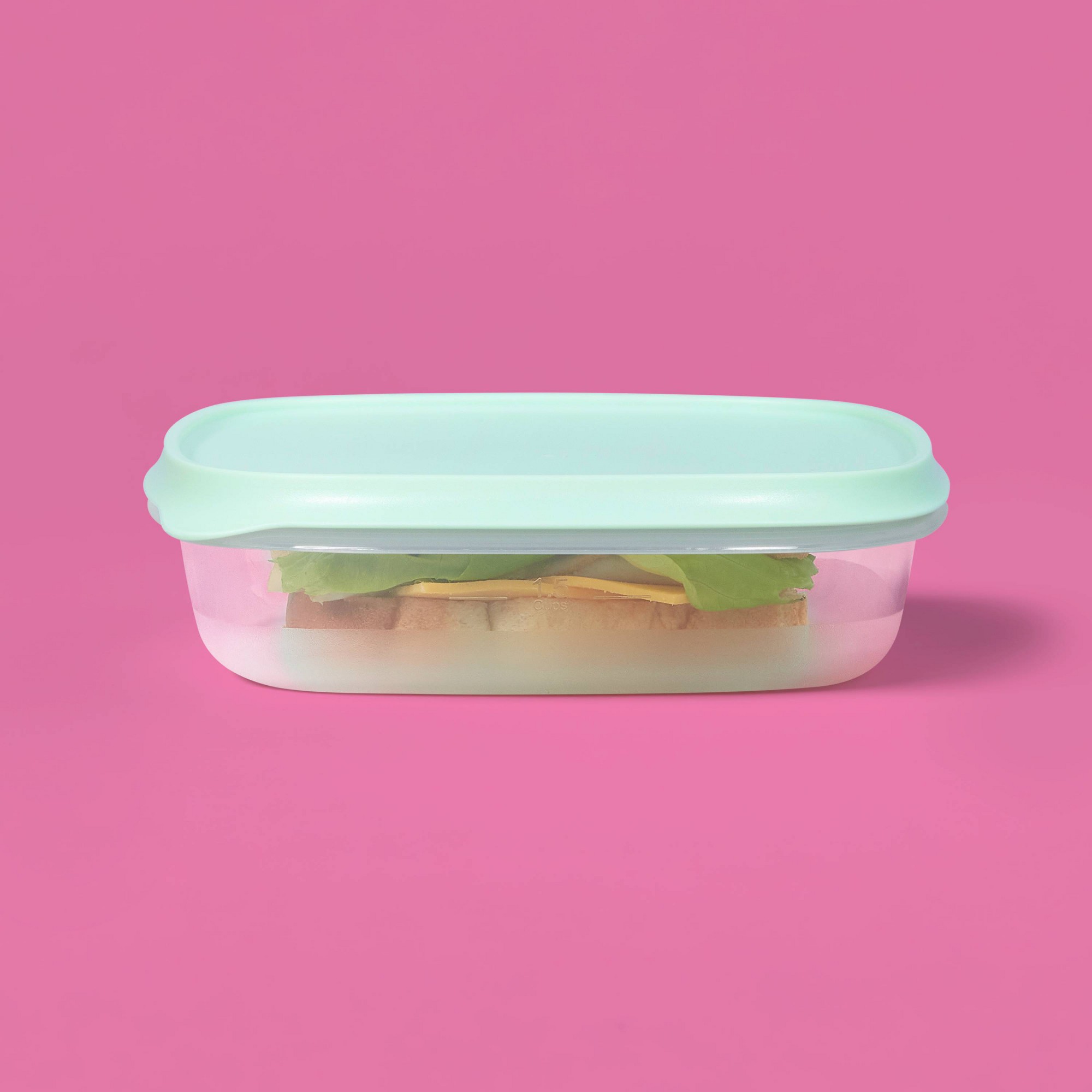 3ct 사각형 스냅 뚜껑이 있는 식품 보관 용기, 주방 - Meal Prep Container 리뷰 및 가격