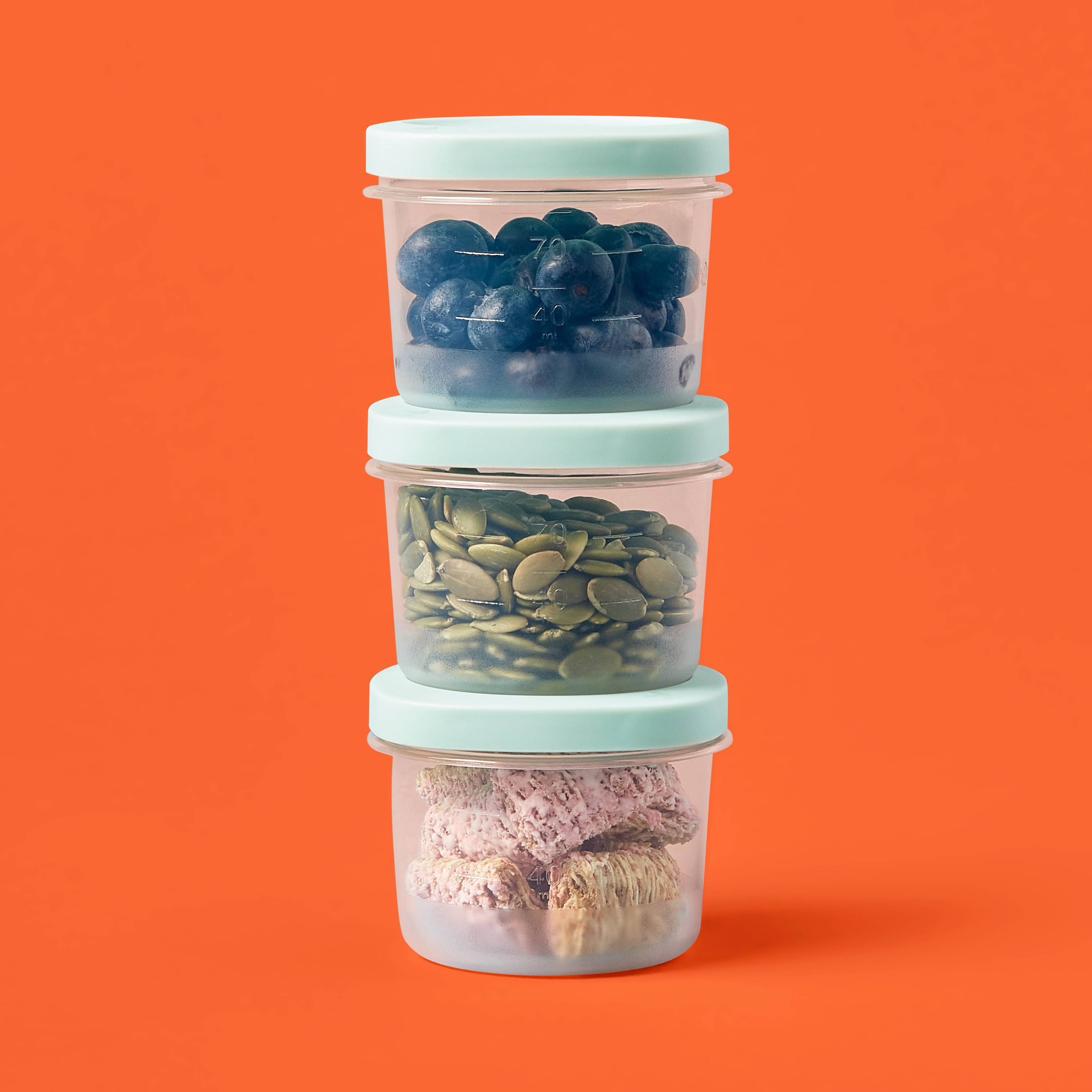 6개입 원형 트위스트-락 식품 보관 용기, 4플 온스  - Meal Prep Container 리뷰 및 가격