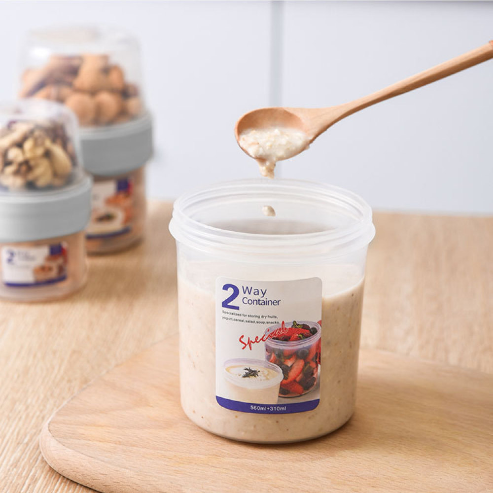 이중층 누수 방지 식품 보관 용기 아기 음식 요거트 샐 - Meal Prep Yogurt Containers 리뷰 및 가격